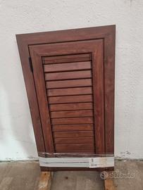 Persiana marrone in alluminio nuova 54x108