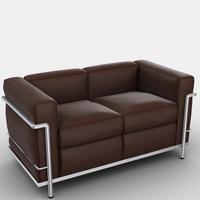 Cassina divano 2 posti LC2