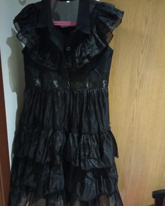 vestito ragazza gotico