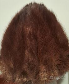 Colbacco pesante code di visone anni 70