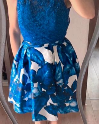 Abito cerimonia impero couture diamonds + stola