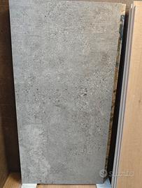 Piastrelle 120x60 grigio scuro gres porcellanato 
