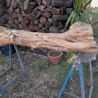 Travi Tronchi in Olivo per camini e Barbecue