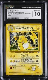 Raichu CGC 10 Gem Mint Holo Pokemon Vintage 1999