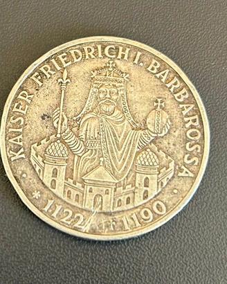 10 MARCHI ARGENTO  1990 " FEDERICO BARBAROSSA" +