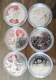 San Marino - Calendario Cinese Gallo Cane Maiale