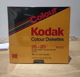 5.25 floppy disk multicolor nuovi pacco sigillato