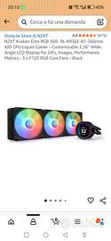Dissipatore NZXT Kraken Elite 360 RGB