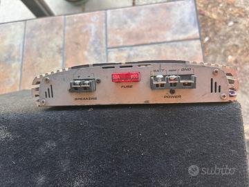 Subwoofer axton completo + amplificatore impact