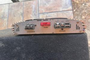 Subwoofer axton completo + amplificatore impact