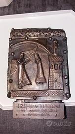 Formella in bronzo Portale San Zeno cera persa