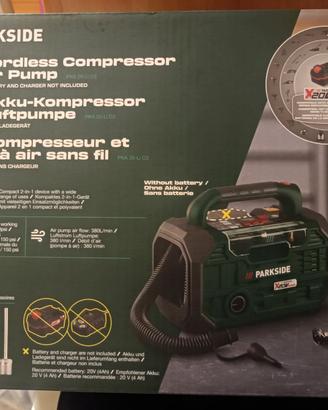 Compressore pompa aria 20V Parkside