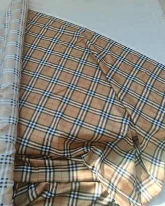 schiffon 100%seta burberry 50 euro al metro