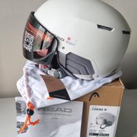 Casco sci HEAD Cinema W Visor Bianco