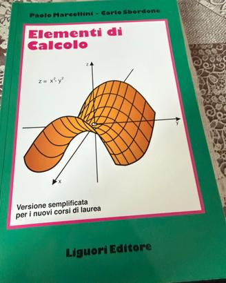 Elementi di calcolo, Marcellini, Sbordone
