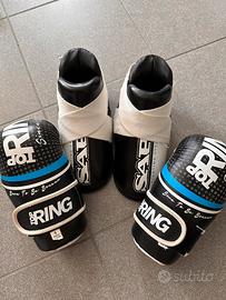 Protezioni kick boxing point fighting bambini