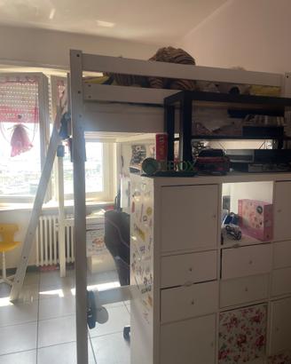 Letto a soppalco una piazza e mezza Ikea