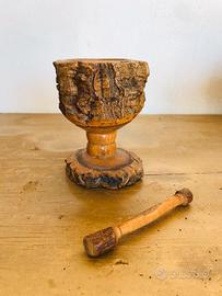 Mortai in legno antichi