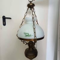 Lampadario e lampade vintage +leggere descrizione)