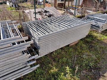Recinzione ringhiera zincata 120 metri nuova