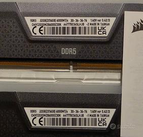 CORSAIR RAM DDR5 32 e 64 KIT