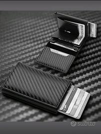 portafoglio ultra sottile nero