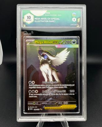 Carta MegaAbsol SAR Meg180 grado 10 Pokémon
