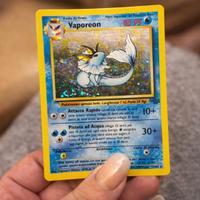 Pokemon Vaporeon Holo Jungle Vintage Originale