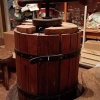 Torchio in legno ad uso amatoriale