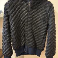 Ecopelliccia giacca trussardi jeans tg 38 original