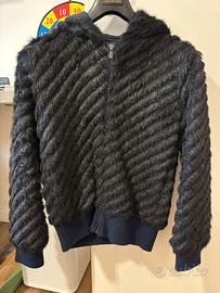 Ecopelliccia giacca trussardi jeans tg 38 original