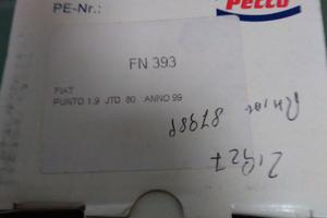 KIT PASTIGLIE FRENI ANTERIORI MARCA PECCO/RHIAG