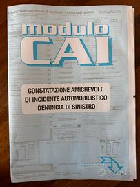 Modulo CID cartaceo incidenti