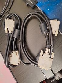 2 Cavi DVI a DVI (Mai Usati) 1,5 metri