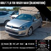 Golf 7 1,6 TDI 105cv Bluemotion(Navi)(Comandi)(Sta