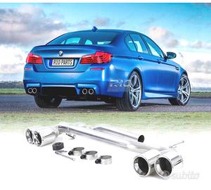KIT SCARICO CON TERMINALI BMW F10 F11 F12 F13 LOOK