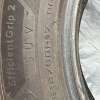 4 gomme GOODYEARS 215/60 R17 pari al nuovo 4.450KM