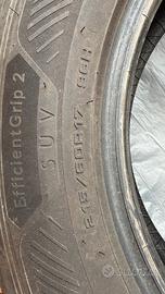 4 gomme GOODYEARS 215/60 R17 pari al nuovo 4.450KM