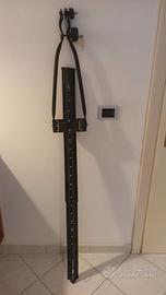 Portabiciclette auto universale binario regolabile