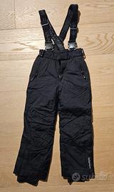 Pantalone sci Hyra con bretelle bambini 6 anni 116