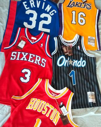 Canotte NBA Mitchell&Ness originali da negozio