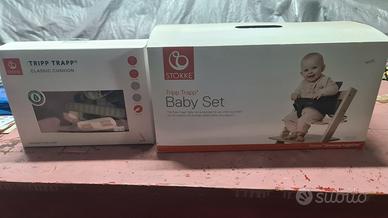 Stokke tripp trapp bay set + cinture.