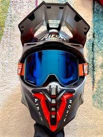 CASCO AIROH TWIST 2.0 BIT ORANGE MATT Taglia S