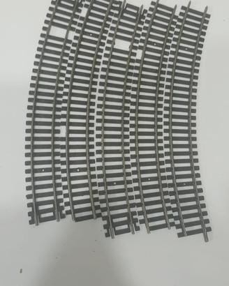 LOTTO 5 BINARI CURVI LIMA-H0-MOD.3011-RAGGIO<30°