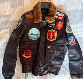 Giubbotto pelle Cockpit top gun movie hero
