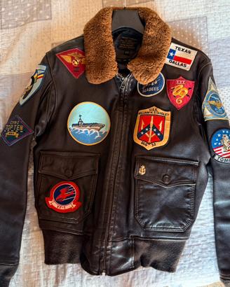 Giubbotto pelle Cockpit top gun movie hero