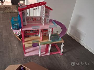 Barbie Casa dei Sogni+Camper dei Sogni+19 bambole