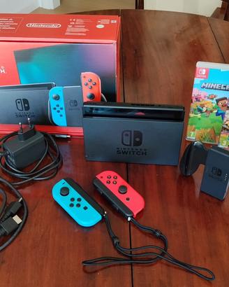 Nintendo Switch + Mincraft & Mario Kart 8 Deuxe