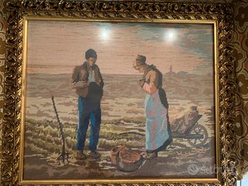 Quadro con tecnica mezzo punto