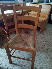 TAVOLO SEDIE E PANCA